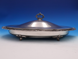 El Grandee by Towle Silverplate Bowl Covered with Glass #2914 22" x 12" (#7596) - £228.70 GBP