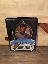Vintage Star Trek Mr. Spock Porcelain Card 1991 With Stand And Box  - $10.15