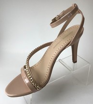 NEW ADRIENNE VITTADINI Glow-4 Metallic Chain Strappy Sandals, Nude (Size... - $39.95