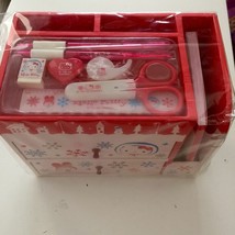Rare Hello Kitty Winter Storage Box Stationary Chest By Sanrio New In Orig Pkg - £69.82 GBP