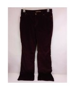 St John&#39;s Bay Corduroy Burgandy Bootcut Pants Size 10 - $19.39