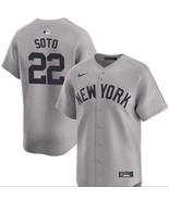 Jaun Soto #22 Yankees Men&#39;s Jersey Away Replica Jersey - All Stitched - $49.99