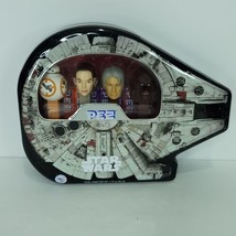 RETIRED Star Wars Millenium Falcon PEZ Set 4 Dispensers in Collector&#39;s Tin - NEW - £25.24 GBP