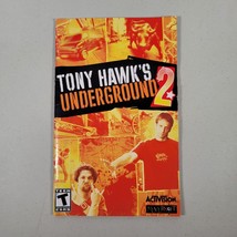 Tony Hawks Underground 2 Play Station 2 Instruction Manual Only No Game - £6.30 GBP