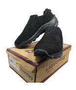 BEARPAW Womens Black Suede Leather Ankle Slip-On Lodge Boots Shoes Size ... - €25,08 EUR