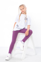 Leggings (Girls), Any season,  Nosi svoe 6000-036 (popeliasta-orkhideia) - $16.28+