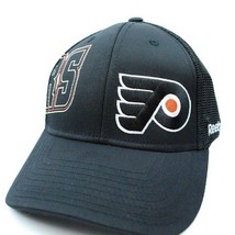 Philadelphia Flyers Reebok MO86Z NHL Meshback Stretch Fit Hockey Cap Hat L/X - £16.66 GBP