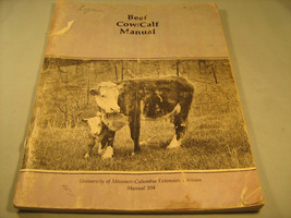 Paperback BEEF COW/CALF MANUAL 1976 University of Missouri  #104 [Y35] - £15.93 GBP