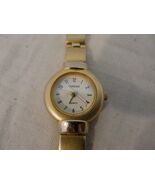 Womens Carriage Gold Silver Stainless Steel Back Base Metal Bezel 7&quot; Watch - $64.79