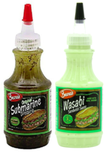 Beano&#39;s Sub Hoagie &amp; Wasabi Sandwich Sauce Variety 2-Pack, 8 fl. oz. Bot... - £19.42 GBP