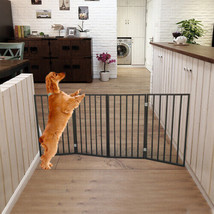 Pet Gate - Dog Gate For Doorways, Stairs Or House – Freestanding, Foldin... - £55.83 GBP