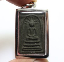 Phra Somdej Prokpo Lp Toh Blessed 1975 Buddha Aokrong Sit Under Bo Tree Pendant - £59.10 GBP