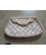 VTG 1940&#39;S LADIES EVENING PURSE IVORY PEARL BEADING LA REGALE MADE IN JA... - $16.78