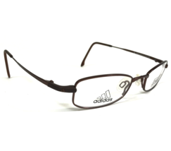 Adidas Kids Eyeglasses Frames A948 40 6051 Brown Rectangular Full Rim 45... - $46.54