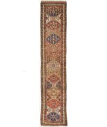 Antique Hand Knotted Kurdish Runner Rug - $6,435.00