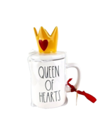 Rae Dunn Artisan Collection Disney Queen of Hearts Mug With Crown Topper... - £20.19 GBP