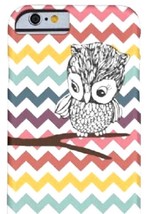 OWL Branch &amp; CHEVRON iPhone 5 5s Soft Plastic Case New Cover Snap On U.S... - £7.85 GBP