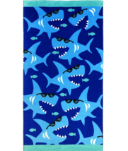 Cool Shark Sunglasses Beach Towel - £7.84 GBP