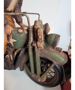 Huge 10+ Lb Elvis Motorcycle Statue Figure Guitar Memphis Rare Vintage A... - £650.61 GBP