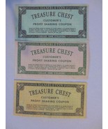 &quot;TREASURE CHEST&quot; Customer&#39;s profit sharing coupon Hambleton--Lot of 126 - £11.85 GBP