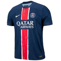 Nike PSG 24/25 Match Home Tee Men&#39;s Dri-Fit Soccer T-Shirts Asia-Fit FN8... - £115.83 GBP