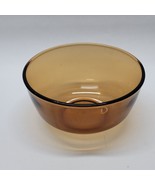 Anchor Hocking Glass Mixing Bowl Amber Brown Glass 457 Oven Proof USA - £11.04 GBP