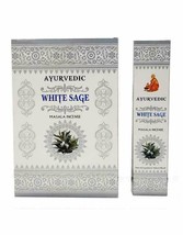 Ayurvedic White Sage Masala AGARBATTI Hand Rolled Fragrance Incense Sticks 180g - £18.29 GBP