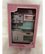 6&quot; Lori Doll Backsplash Urban Kitchen Stove Oven Sink Microwave New - £20.29 GBP