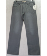 Lucky Brand Jeans Girls 14 Gray Denim 100% Cotton Pocket Straight Leg Li... - $18.43