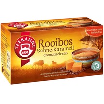 Teekanne South African ROOIBOS Tea:Cream &amp; Caramel- 20 tea bags- FREE SHIP - £6.97 GBP