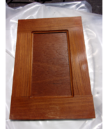TEAK WOOD Cabinet door NOS reverse panel 10-1/4" x 14-3/4" x 3/4" thick - $33.66