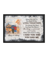 Together To The End - Custom Wall Art - Personalized Gift For Grandparen... - $84.79 CAD+