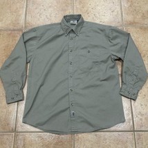 Blue Pointe Men’s Green Long Sleeve Button Up Collared Shirt - Size Smal... - $14.01