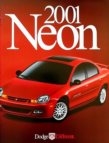 2001 Dodge NEON sales brochure catalog US 01 SE ES ACR R/T - $8.00