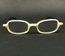 Donna Karan 8814 729 Eyeglasses Frames Ivory Black Rectangular 42-20-135 - £37.36 GBP