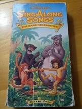 Disney Sing Along Songs VHS Tape, The Jungle Book: The Bare Necessities Vintage - £12.43 GBP