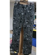Reformation Women&#39;s  News Print High Rise Bootcut Jeans Size 31/Inseam 31 - $545.42 MXN