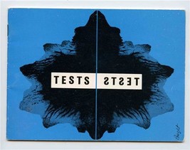 Air France Games Puzzles Psychological Tests In Flight Booklet 1960&#39;s - £25.68 GBP