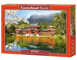 1000 Piece Jigsaw Puzzle, Replica of the Old Byodi-on Temple, Memorial Park - $679.83 MXN