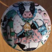 Ceramic Knobs Knob w/ Daisy the Cow HOLSTEIN - £4.25 GBP