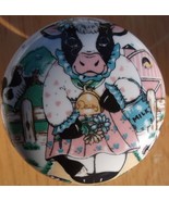 Ceramic Knobs Knob w/ Daisy the Cow HOLSTEIN - $7.46 CAD