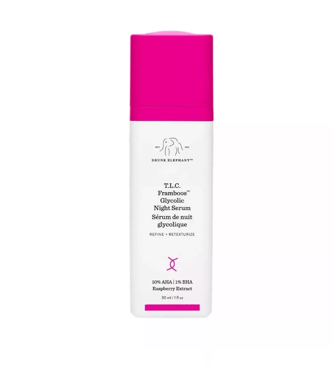 Drunk Elephant TLC Framboos Glycolic Night Serum 1oz - $49.99