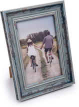 Truu Design, Decorative Distressed Weathered Wooden Look Picture Frame, 4 X 6 In - £10.79 GBP