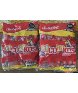 LOT OF 2 AMBROSOLI COCOROKOS PERITAS PERUVIAN CANDIES 700GR 200 UNITS PERU - $24.80 CAD
