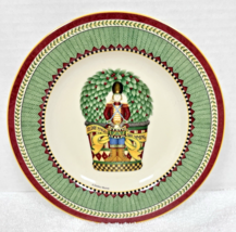 Sakura Debbie Mumm 12 Days of Christmas 12 Drummers Drumming Salad Plate 8&quot; - $9.89