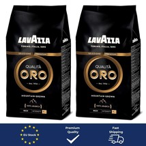 2 x 1kg Lavazza Qualita Oro Mountain Grown Coffee Beans Premium Arabica ... - £79.73 GBP