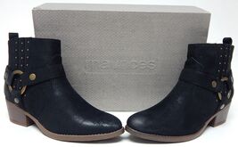 Maurices Rila Sz US 8.5 M Women&#39;s Studded Block Heel Ankle Booties Black... - $22.48 CAD