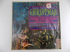 Family Favorites For Christmas Jesse Crawford Organ &amp; Chimes Vinyl Record Shrink - £6.93 GBP