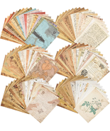 120 Sheets Vintage Ephemera Paper Pack for Junk Journal Kits Art Journal... - £17.65 GBP