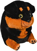Giant Rottweiler Dog 13&#39;&#39; Tall.Super Soft Pillow Plush Toy . New. Nwt - £16.37 GBP